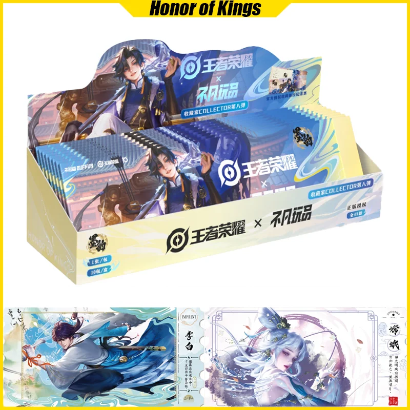 

Buffun Vol.8 Honor of Kings Cards Tearable Tickets Anime Collection Cards Mistery Box Board Games Toys Birthday Gifts for Kids