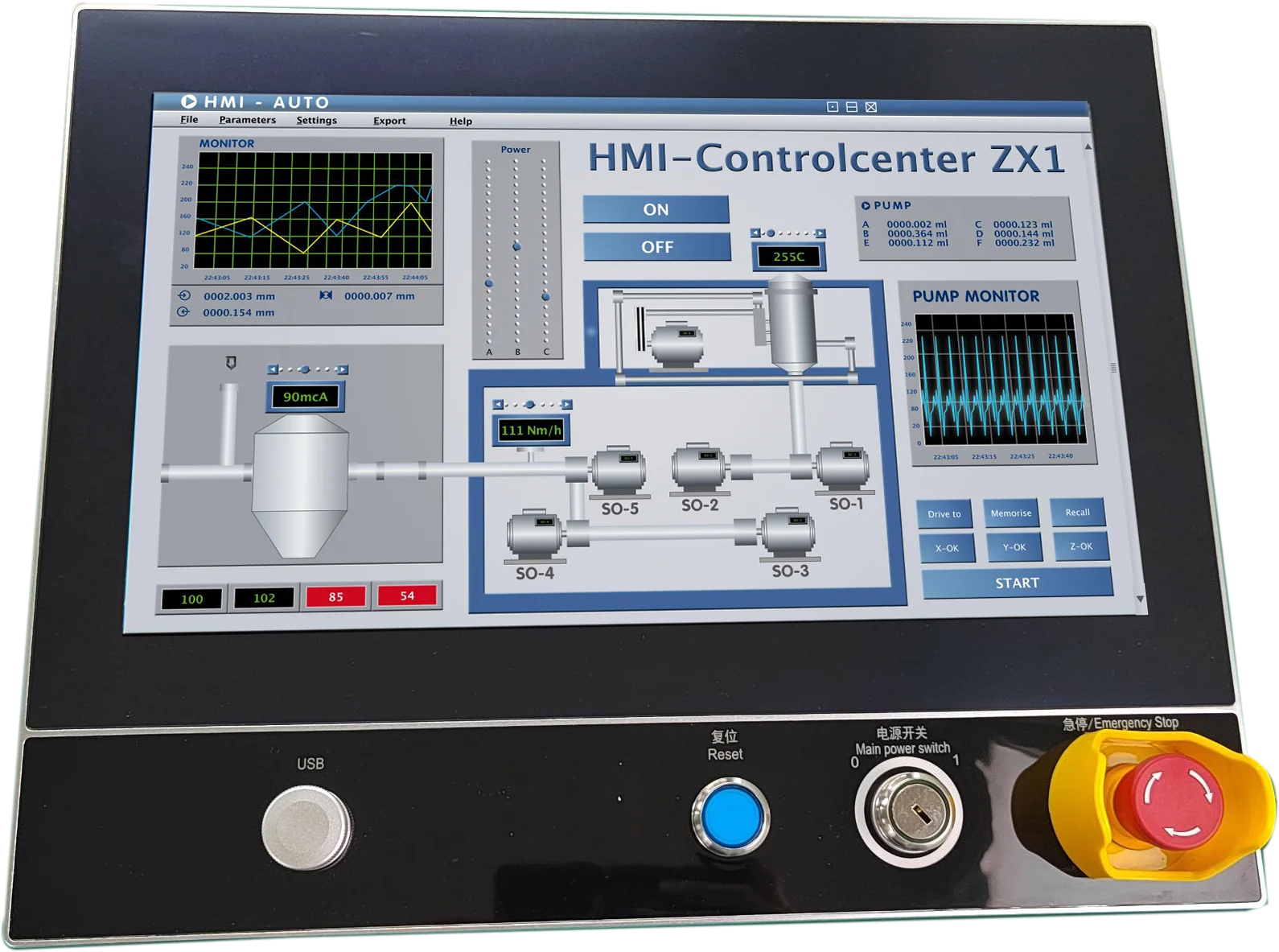 15,6-дюймовая панель управления Ethercat, емкостный сенсорный экран, Full HD ЖК-дисплей, IP65, водонепроницаемый сенсорный промышленный дисплей