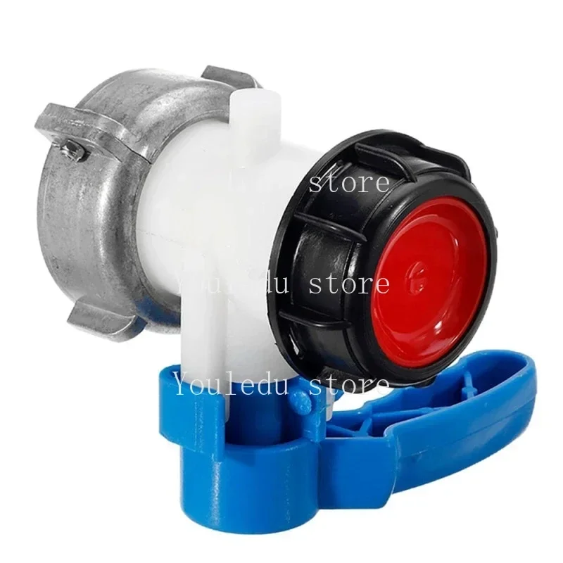 Imagem -02 - Adaptador de Tanque Ibc 1000l Dn50 62 75 mm Litro 62 mm para Exportação Macho Polegada Interruptor de Válvula Borboleta Acessórios Ferramentas Ferramentas de Jardinagem