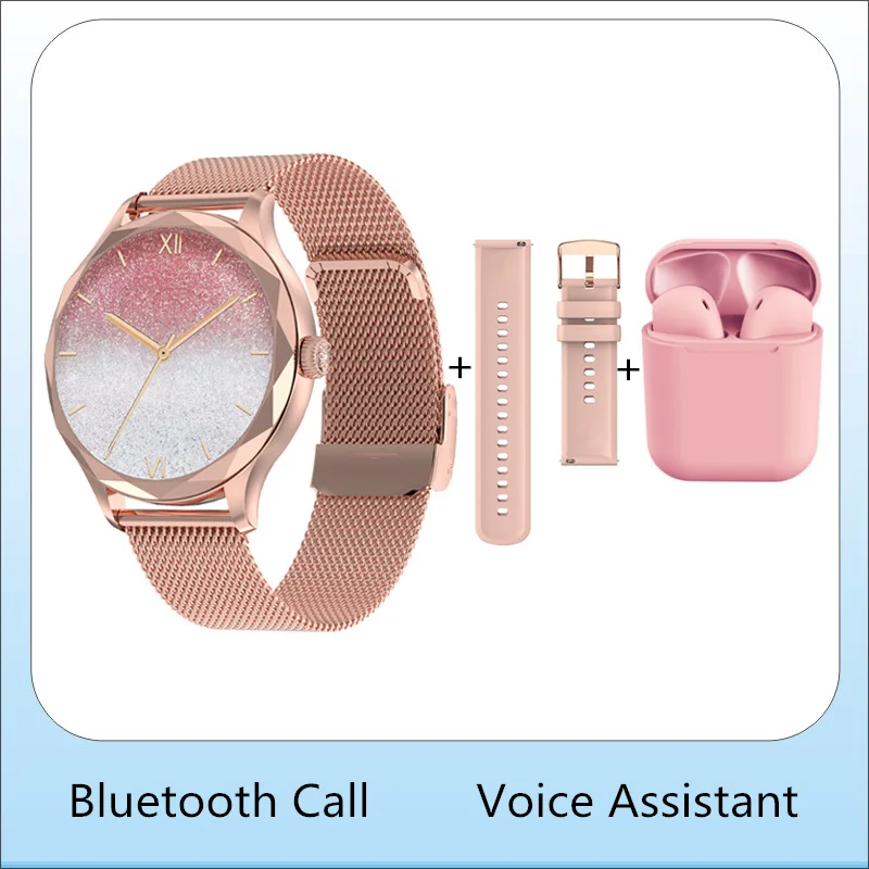 

Смарт-часы женские с поддержкой Bluetooth, экран 2023 дюйма