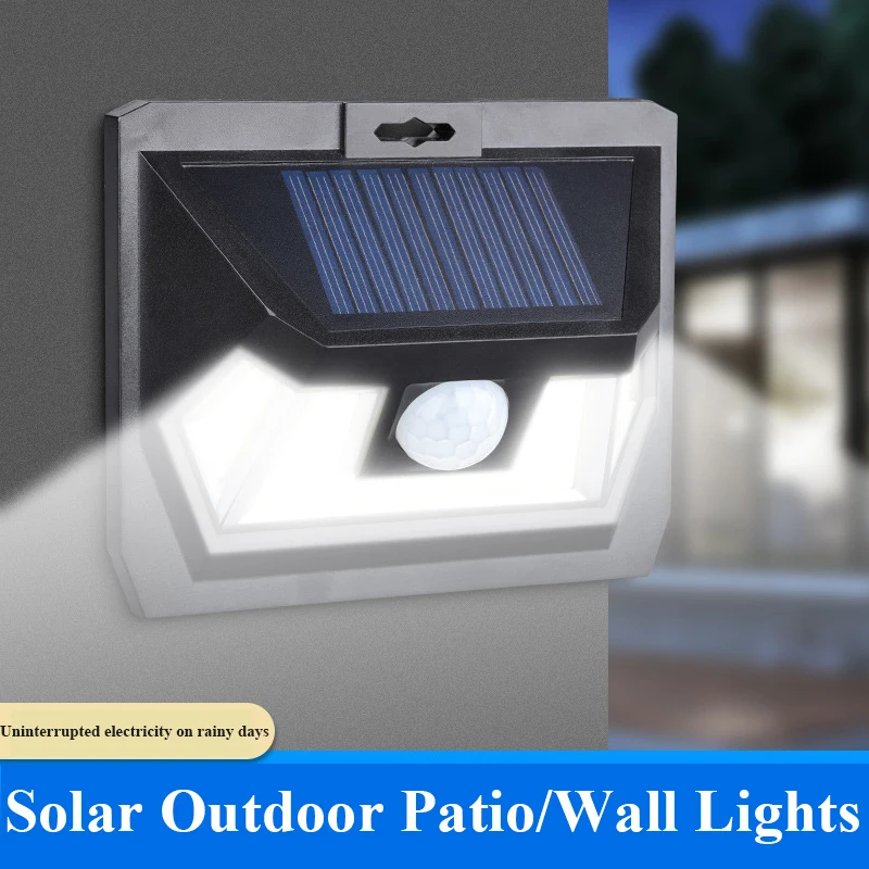 

High Brightness Solar Human Body Induction Wall Lamp Solar Waterproof Street Lamp Rotating Split Garden Road Outdoor Lighting