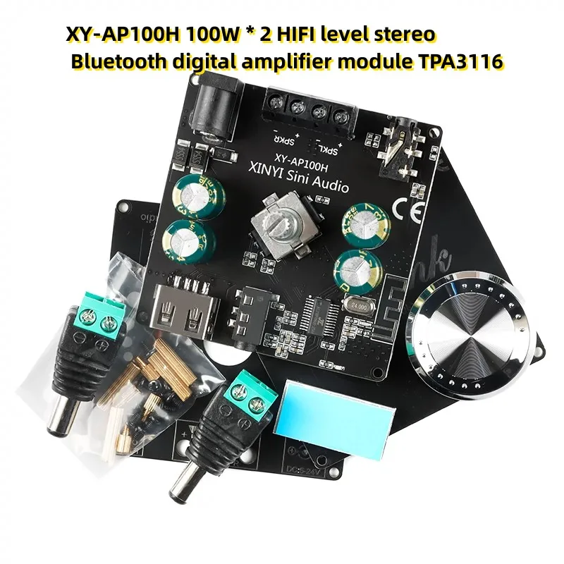 XY-AP100H 100W * 2 HIFI level stereo Bluetooth digital amplifier module TPA3116