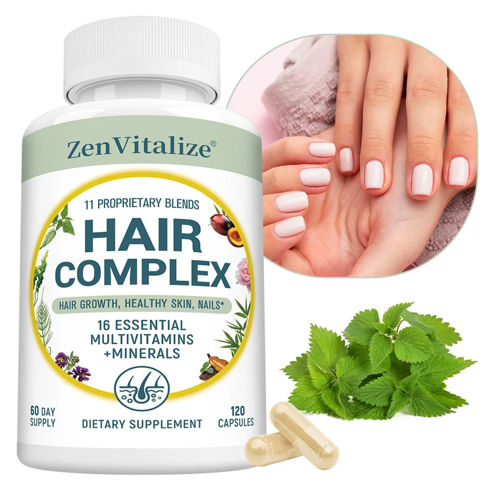 

Добавка с биотином и витаминами B — способствующая здоровая кожа, ногти и волосы — поддерживает энергетическое производство и метаболизм жира, без ГМО