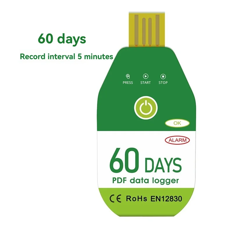ABGN USB регистратор данных о температуре, регистратор температуры и влажности, сигнализация, термометр, регистратор, тестер, отчет PDF