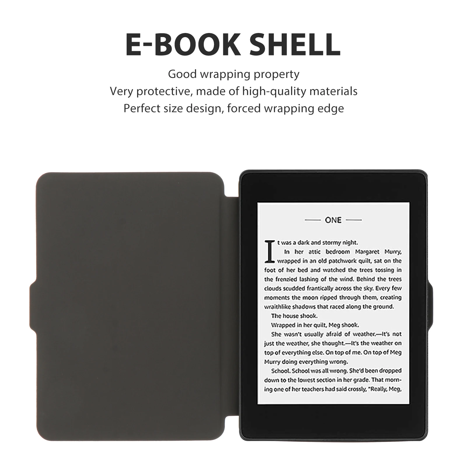 

Premium Protective Case Ultra-Thin Pu Auto Wake Cover For E-Reader Waterproof Lightweight Microfiber Interior