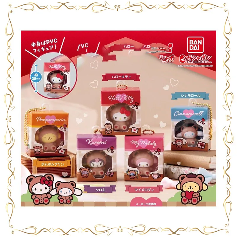 

Мини-подвеска Hello Kitty My Melody в штучной упаковке Gashapon, экшн-фигурка, модель игрушки