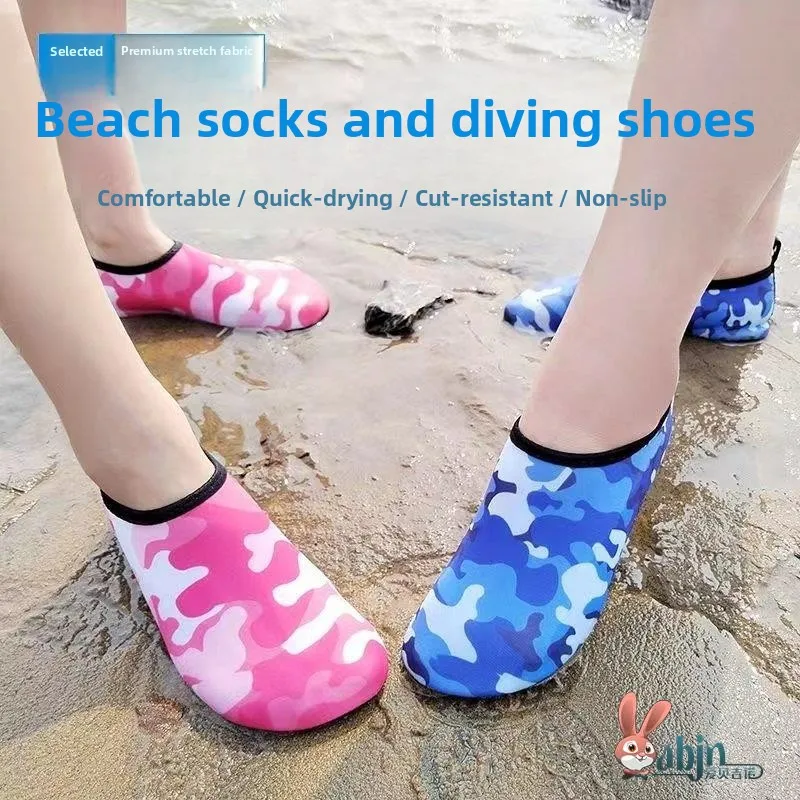 

Быстросохнущие нескользящие носки с мягкой подошвой для пляжа и плавания, детские и взрослые, женские, с защитой от порезов и проколов, для морских исследований