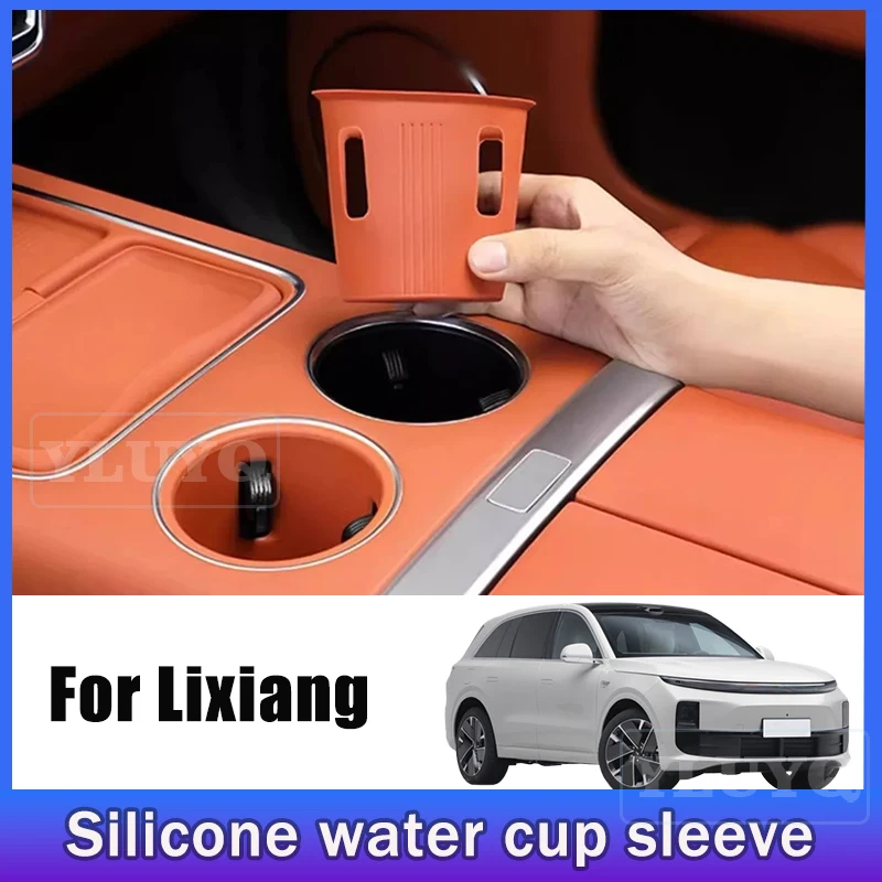 

For LIXIANG L9 L7 L8 L6 Central Control Cup Protective Cover, Anti-slip Mat, Cup Holder Storage, MEGA Car Interior Accessories