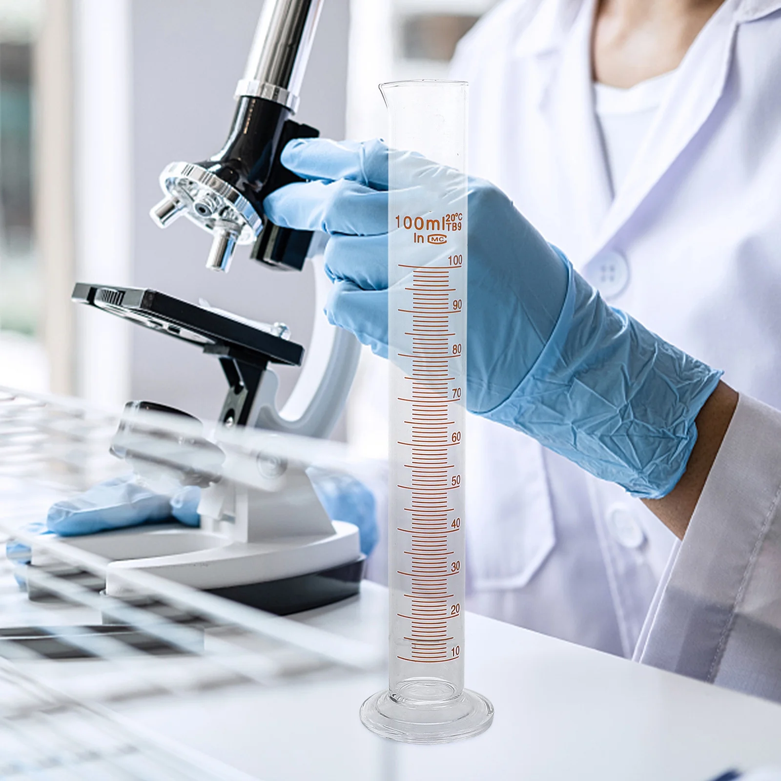 

9Pcs Glass Measuring Cylinder Conical Flask Set Clear Scale Accurate Measurement Laboratory Science Tools