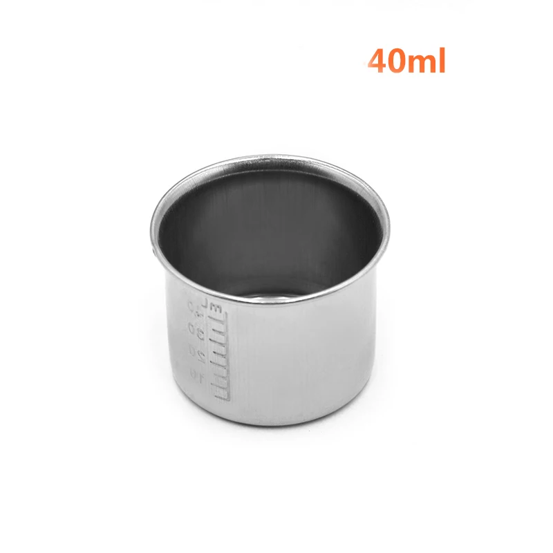 Stainless Steel Measuring Glass Wine Measurer Practical Travel Stainless Steel Cups Mini Set Glasses for Whisky Wine with Case