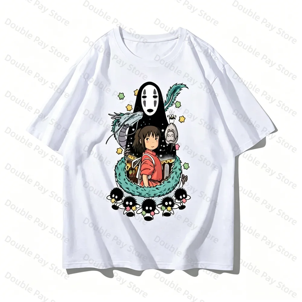 Camiseta de Anime Chihiro No F - Ghibli Anime Merchandise avaliação e preço