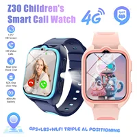 Nuevo Reloj Inteligente Z30 para Niños con Llamadas, SOS, Resistente al Agua, Monitor de Video HD, Rastreador, Reloj 4G con GPS, Relojes Digitales para Regalo Infantil