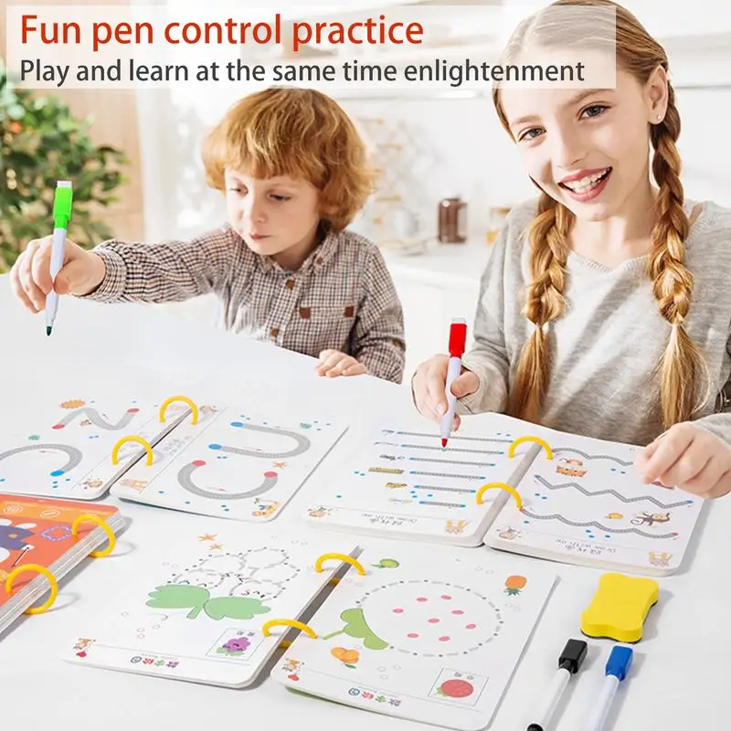 Toddler Tracing Books Toddler Writing Tools Kindergarten Workbooks Kindergarten Workbooks Learning Workbooks Pencil Control