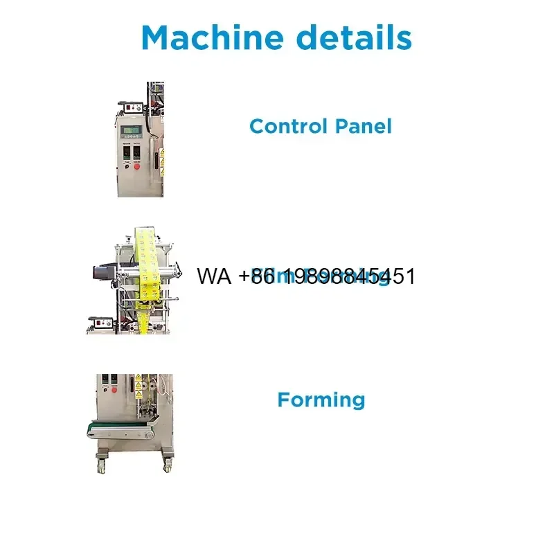 Wmwmnu for Fully Automatic Vertical Liquid Packaging Suitable for Tomato Sauce Honey Condensed Milk Factory Direct