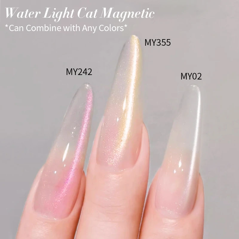 BORN PRETTY 10 ml Pink Water Light Cat Magnetischer Gel-Nagellack Spaking Glitter UV LED Soak Off Gel-Lack Kristall DIY Maniküre – Detail 5