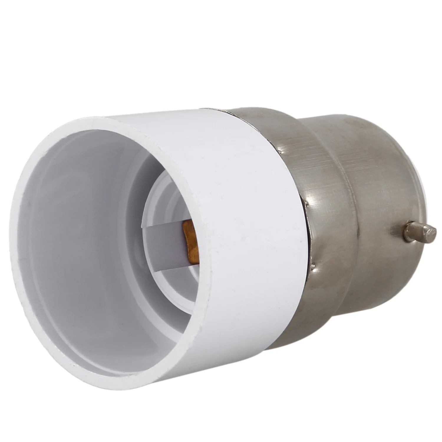 Porta adattatore per lampadina con base CA 220 V da B22 a E14 4 pezzi
