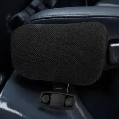 Cadeira de Escritório com Apoio de Cabeça de Alta Qualidade, Ajustável, Destacável, Almofada de Cabeça em Malha Respirável para Trabalho Ergonômico