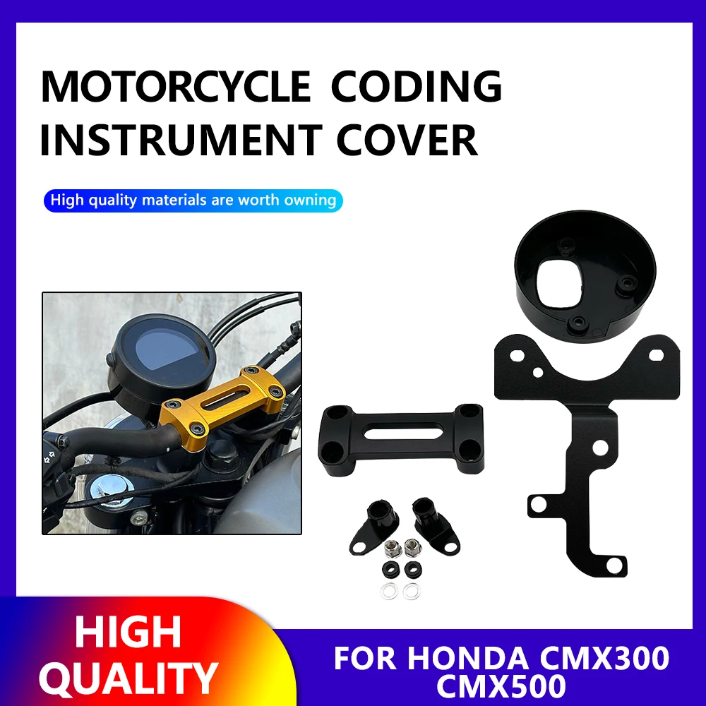 

for HONDA CM300 CMX300 CM500 CMX500 Motorcycle Modified Handlebar Press Code Instrument Cover Forward Turn Signal Bracket