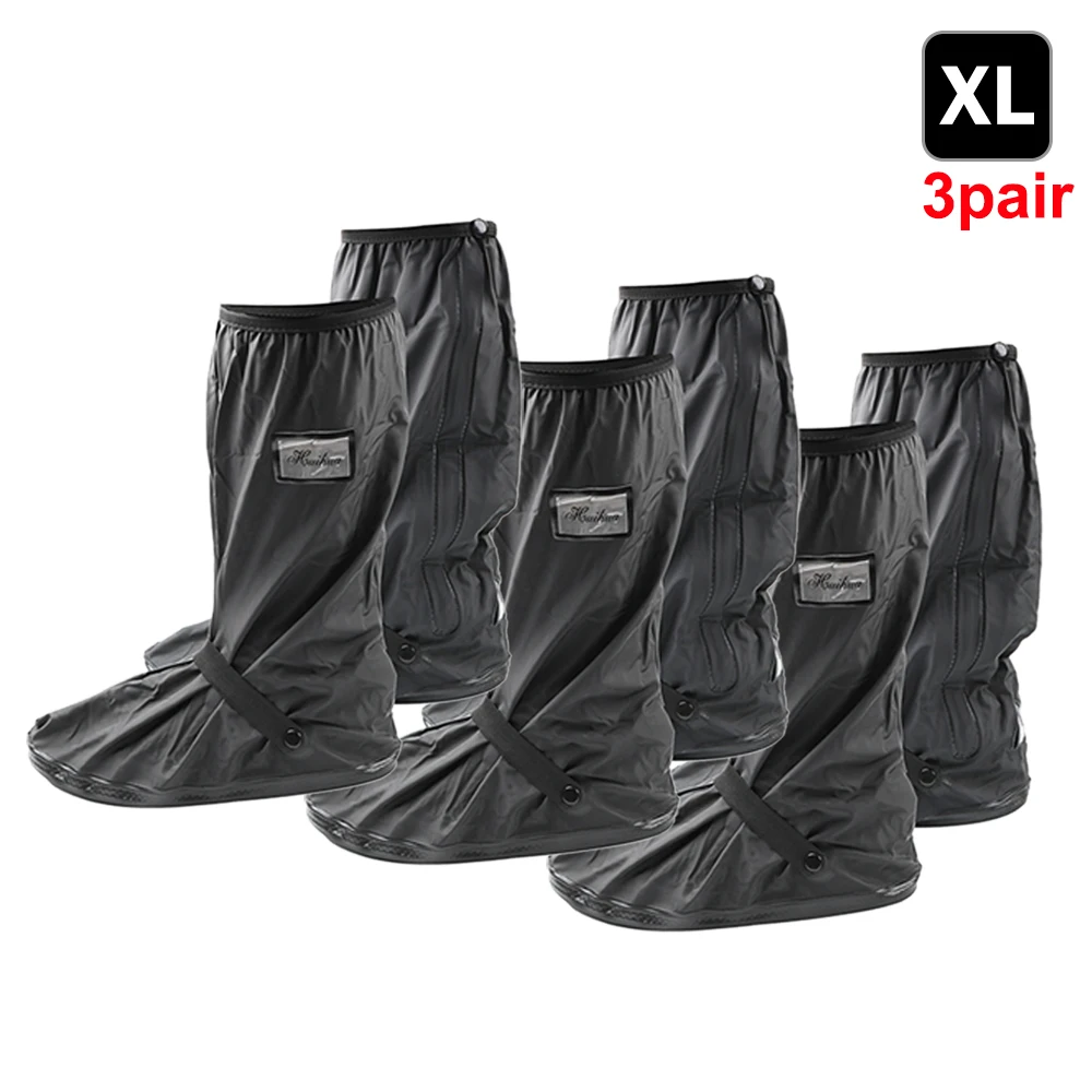 Wiederverwendbare Motorrad-Roller-Dirt-Bike-Regenschuh-Abdeckung, rutschfeste Stiefelüberzüge, Unisex-Fahrradschuh-Schutz für regnerischen, verschneite Tage