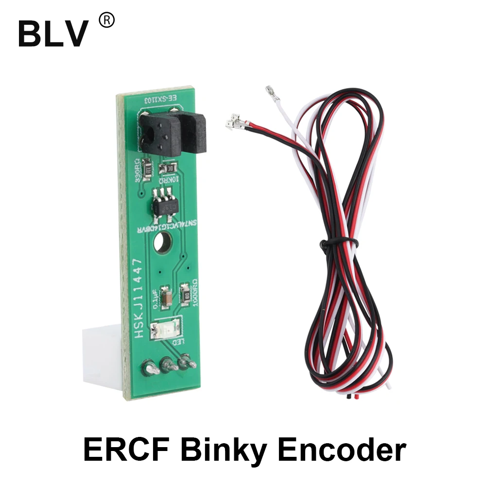 

БЛВ ® Binky Encoder подходит для ERCF by Morehaus TCRT5000 ERCF V2 ERCF Enrager Rabbit Carrot Feeder Voron 2.4 Trident V core