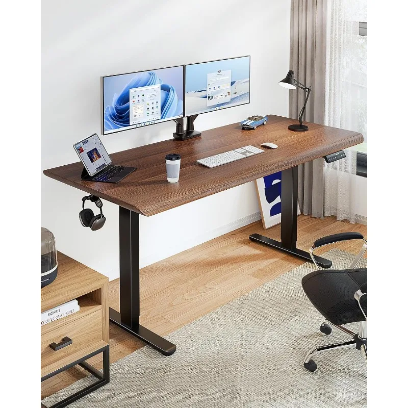 265 lbs Dual Motor Electric Standing Desk Frame, Thick T-Shaped Desk Legs Made of Automotive-Grade Steel