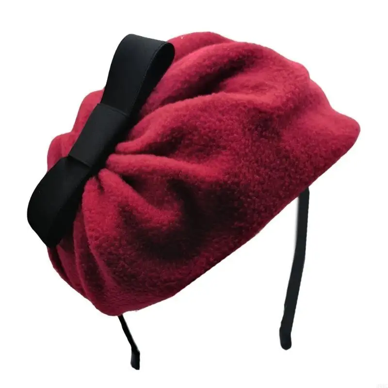 39BC Vintage Fascinator Hat Bowknot Headband Fascinator Headpiece for Evening Wear and Special Occasion Vintage Looks