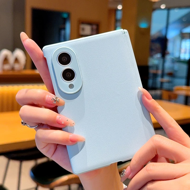 For Samsung Galaxy Z Fold 8 Wide Case 5G Luxury Matte Leather Magnetic Wireless Charging Shockproof Protection Cover Accessories