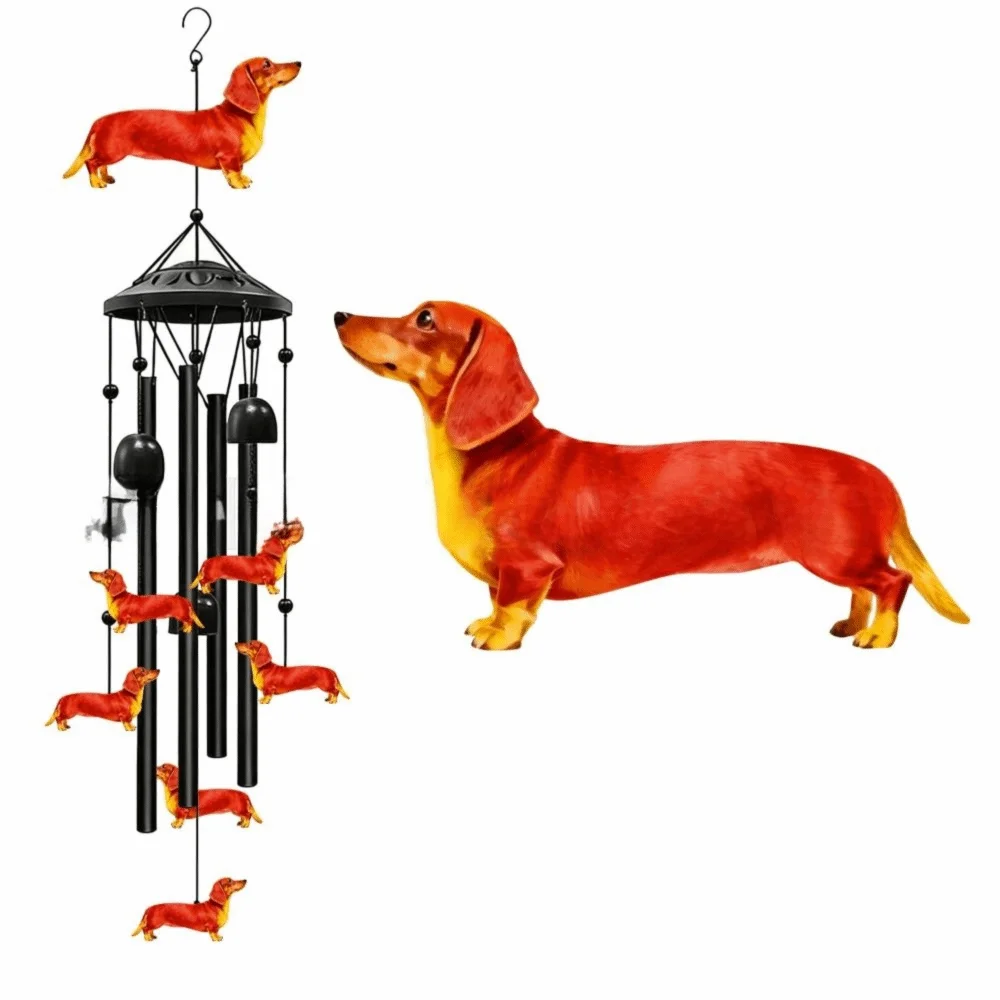 Elegant Metal Wind Chime Durable Premium Metal Hummingbird Wind Chime Painted Ornament Soft Ringing Sound Outdoor Wind Chime