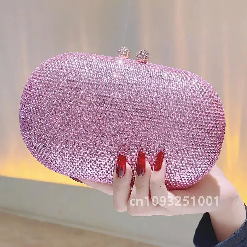 Women Clutch Party Wedding Handbag Luxury Crossbody Bags Crystal Dress Gift Chain Female Bag Prom for