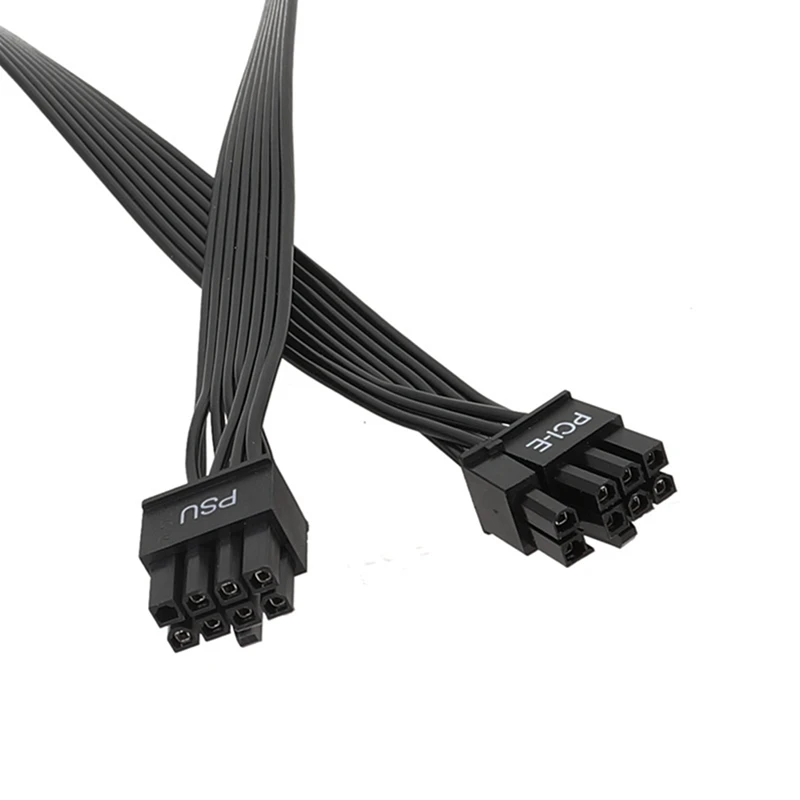 SR-PSU 8 Pin Ke Kabel Daya PCI-E Ganda 6 + 2 Pin untuk Corsair, Kabel GPU Jantan Ke Jantan untuk Catu Daya Modular Thermaltake