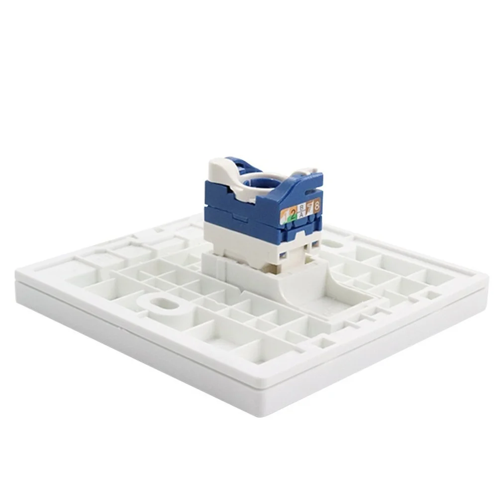 10pcs High for Performance Cat6 Network Jacks with Tool Termination and 180 Rotating Mechanism for Efficient Cable Management