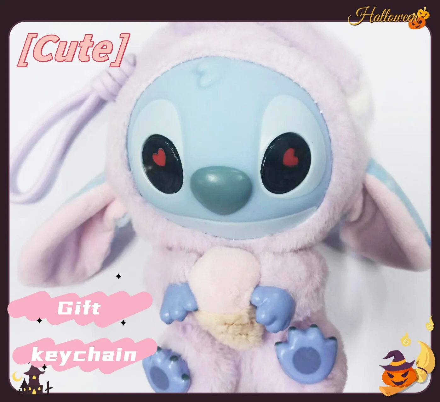 2025, nieuwe Stitch-serie pluche pop - schattig eet slaap vinyl blinde doos hanger mysterie speelgoed voor Halloween cadeau