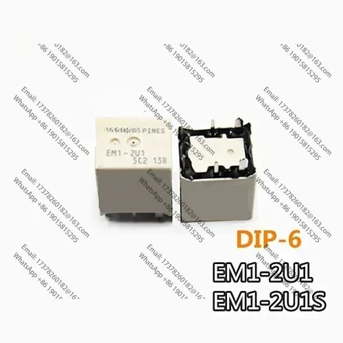 

5PCS NEW relay EM1-2U1 EM12U1 EM1 2U1 EM1-2U1S EM-12U1S EM1 2U1S 6PIN