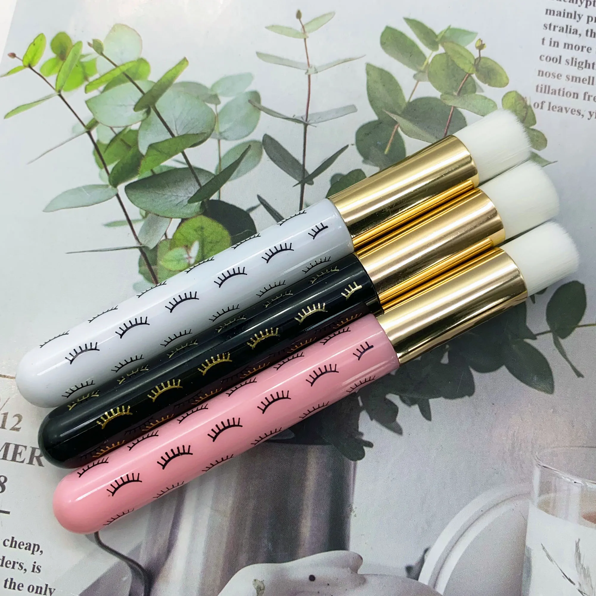 3pcs Eyelash Cleaning Brush Lash Shampoo Brush Eyelash Extensions Peel Off Nose Pore Blackhead Remover Professional Makeup Tools