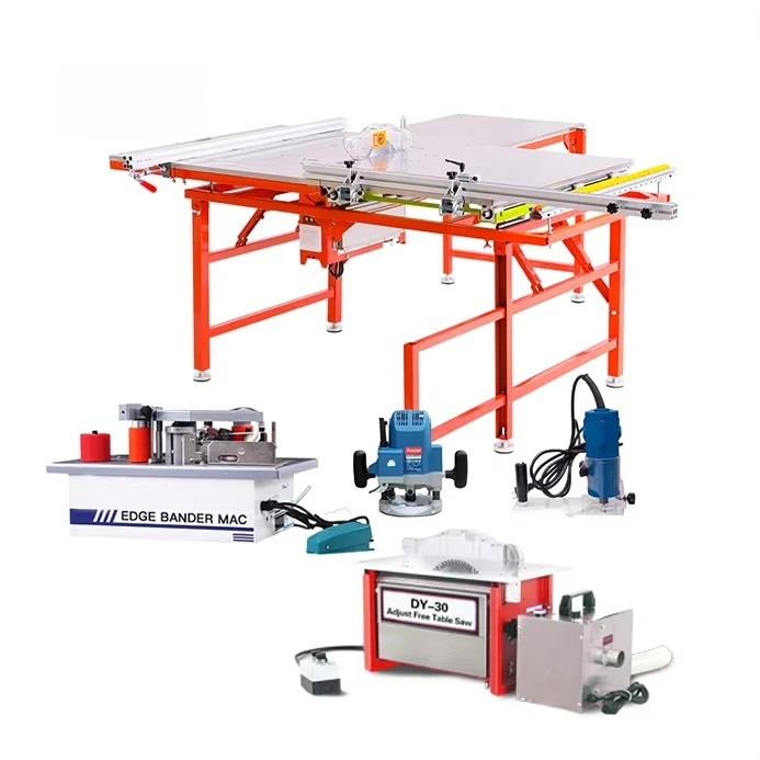 

WOODPRO DY60 Woodworking Wood Cutting Machine Cabinet Sliding Table Saw Panel Portable Edge Bander And Table Saw Machine