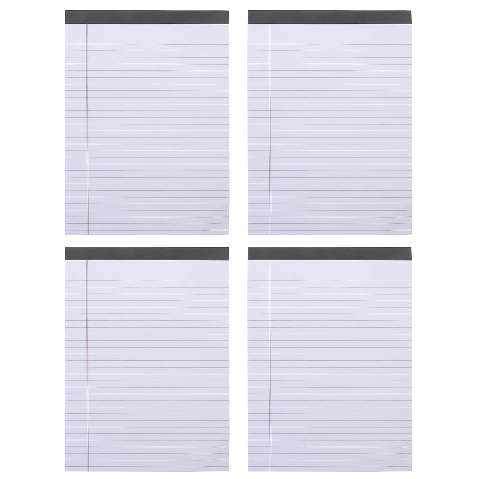 

4Pcs A4 Notepad Tear Thick Paper Smooth Writing Lined Tearable Notebook Portable Office Supplies Planner