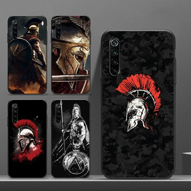 Spartan Warrior Smart Phone Case for Realme GT 2 9i 8i 7i Pro X50 X2 C35 C21 C20 C11 C3 Black Soft Phone Cover Funda