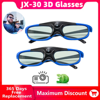 1/2PCS 3D Glasses Active Shutter 96-144HZ Supports BenQ Acer X118H P1502 X1123H H6517ABD H65108D Optoma JmGo V8 XGIMI Projector