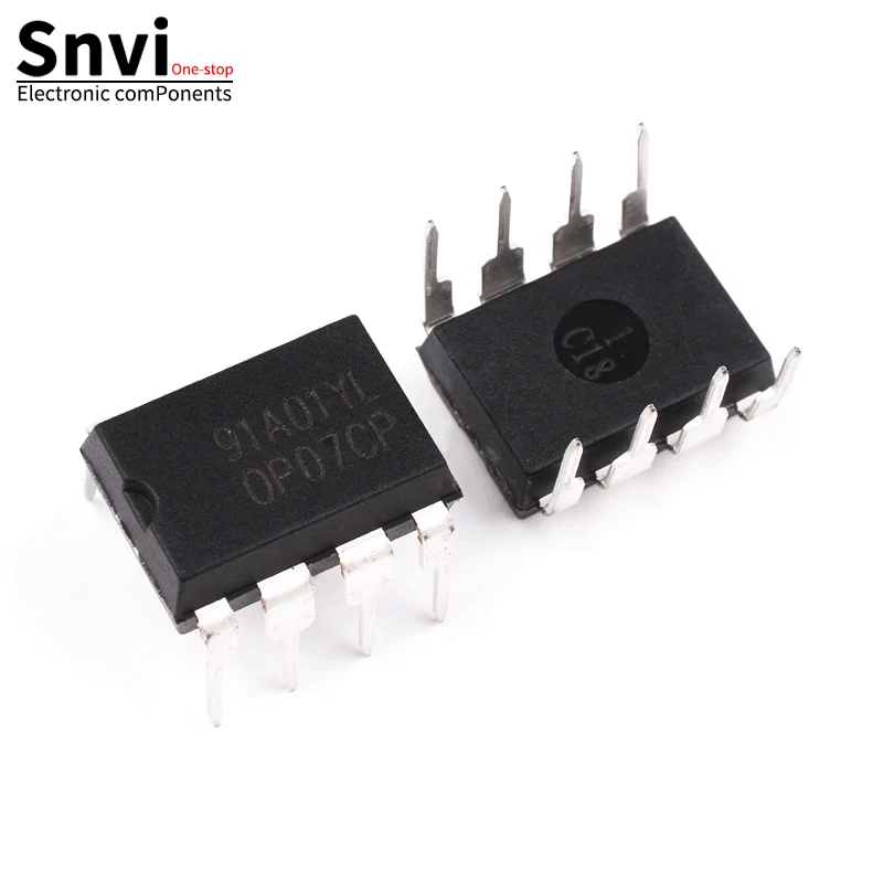 

Snvi 2PCS OP07 OP07CP in-line DIP8 low-noise operational amplifier