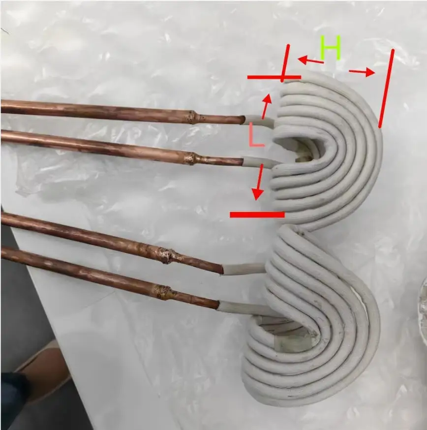 U Coil induction heating ring for induction heater