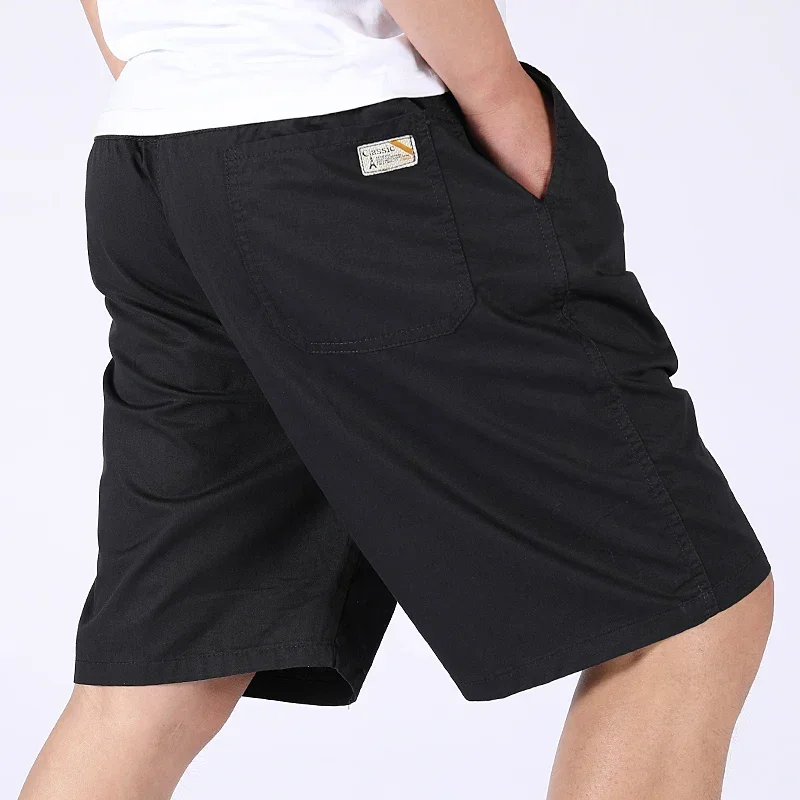 Men's Cotton Cargo Shorts Streetwear Bottoms Casual Summer Breathable Washed Cotton Shorts Men Sports Truck Workwear Short Pants