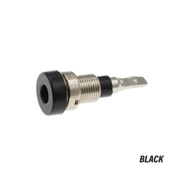 2MM Banana Socket Terminal Block Female Jack Electrical Pure Copper Insulated Power Terminal Block Test Hole 10A DC 30V-60V
