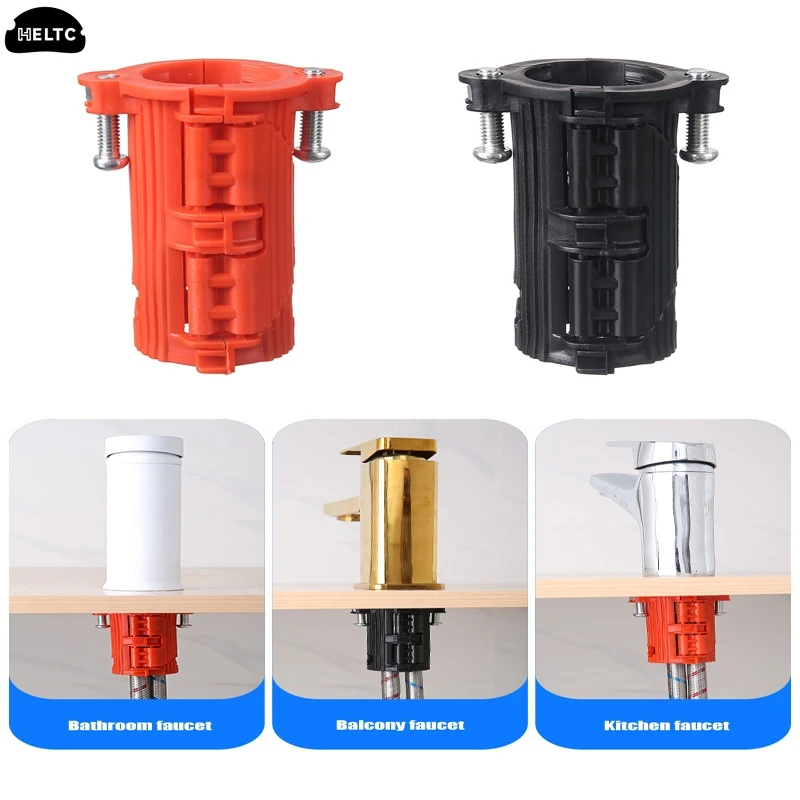 32mm Threaded Pipe Washing Basin Base Screw Fasteners Kitchen Faucet Quick Installation Fixing Device Anti Loosening Lock Nut