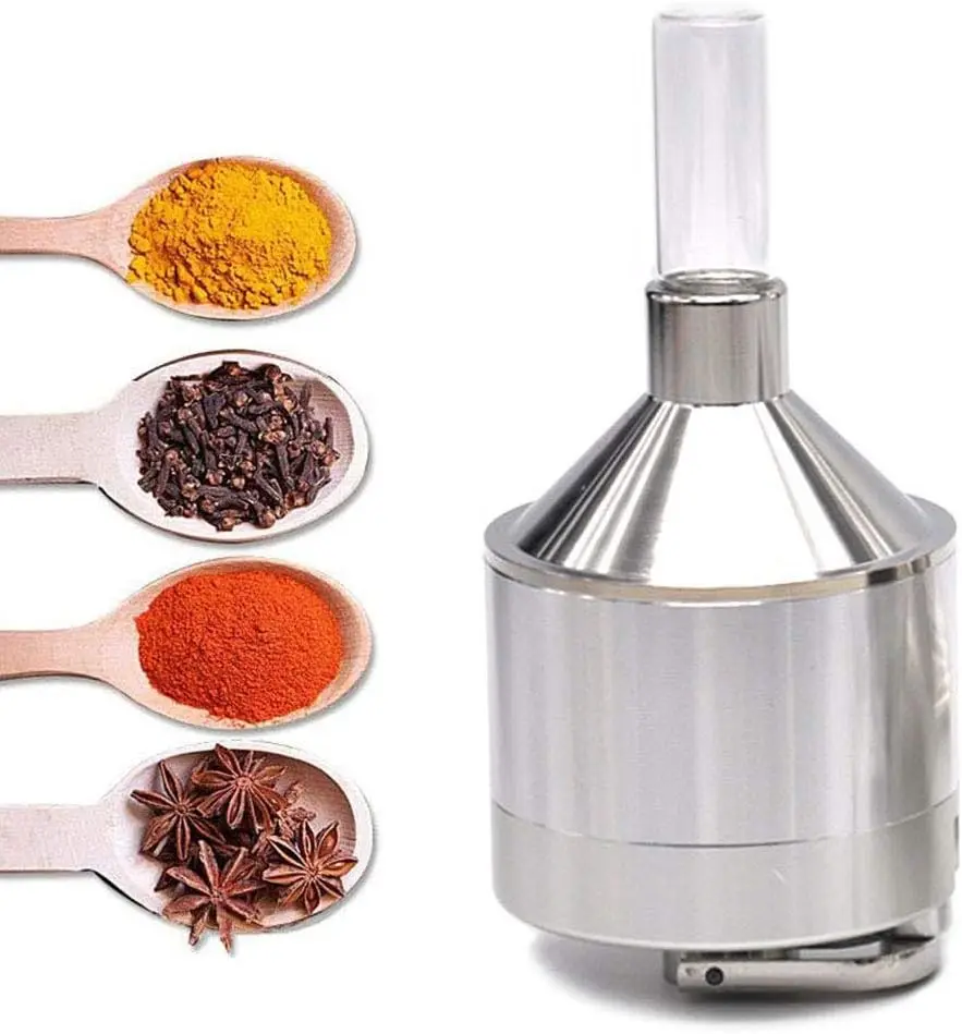 Hand Operated Spice Grinder 44/56mm Pepper Mill for Kitchen Spices Tea Flower Herbal Powder