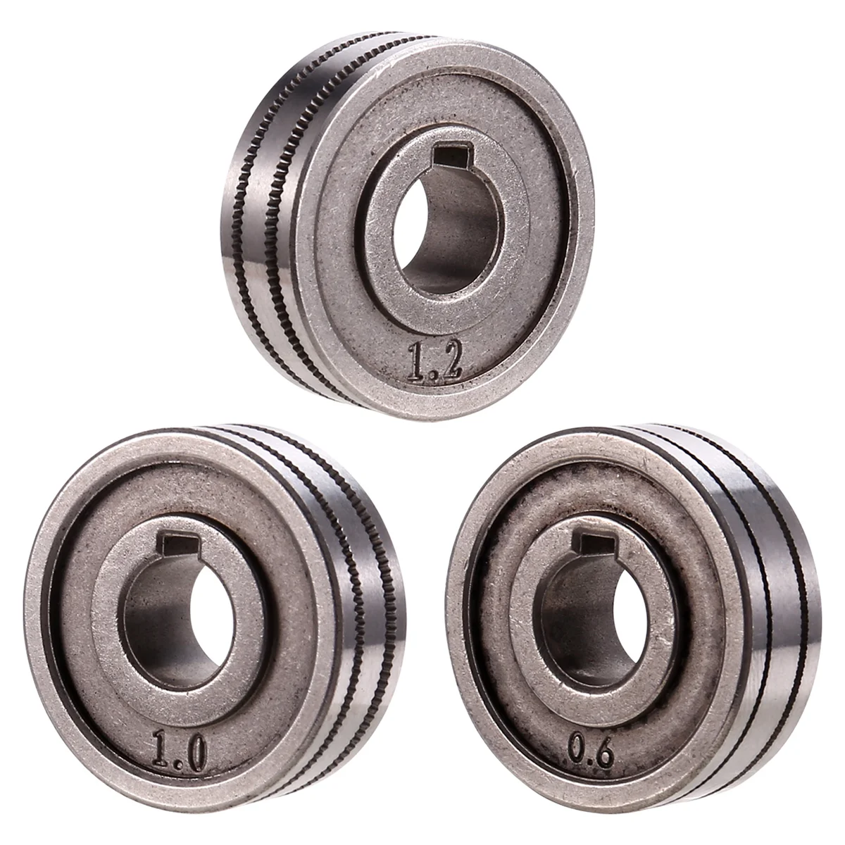 3PCS Welding Wire Feeding Roller Drive Wheel 0.6mm-1.2mm Knurl K Groove MIG Wire Guide High Quality Welding Accessories