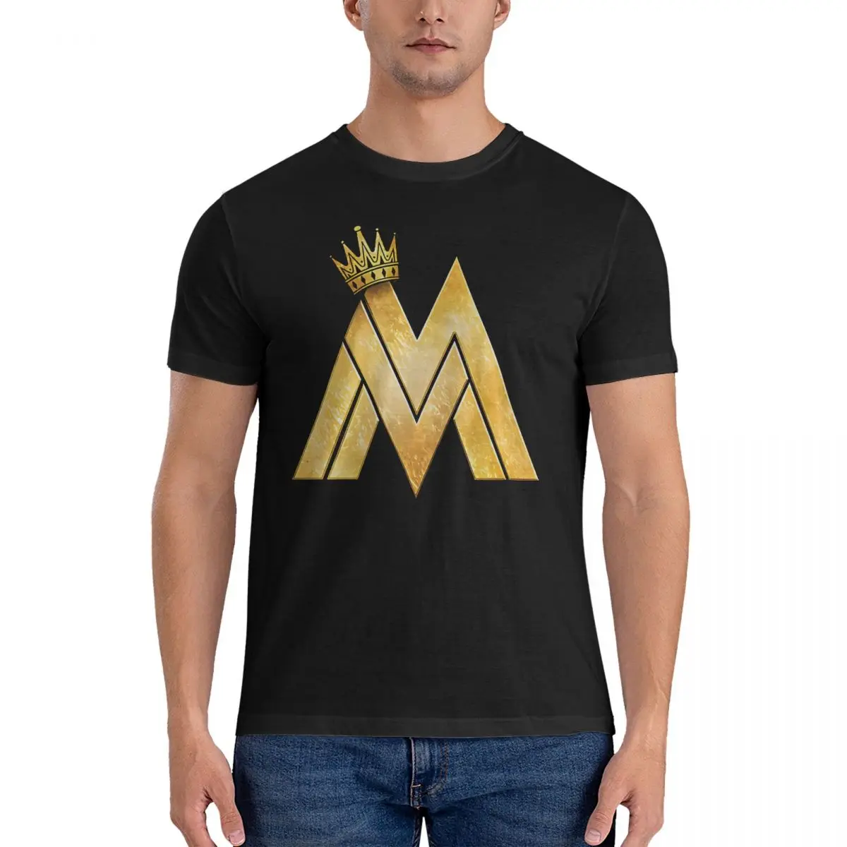 Men's Logo Exclusive T Shirt M-Maluma Cotton Tops Funny Short Sleeve Crew Neck Tees Birthday Gift T-Shirts