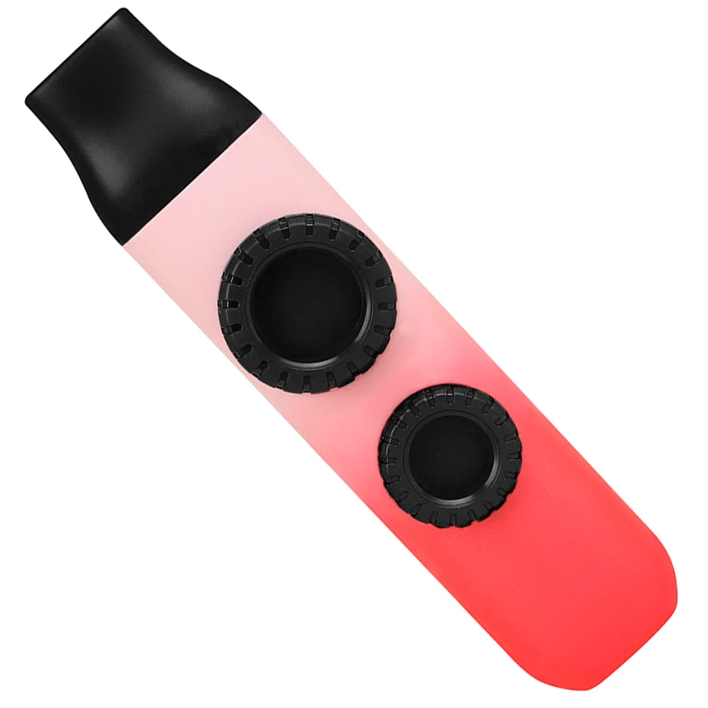 

Double Kazoo ABS Plastic Lightweight Portable Musical Instruments Guitar Partners Starter Toys Kids Adults