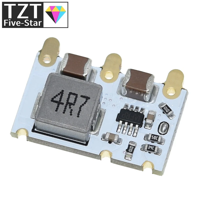 TZT 4A Mini DC-DC Buck Converter 4.5V-16V 9V 12V to 5V 3.3V Step-down Power Voltage Regulator Module Efficiency 98%