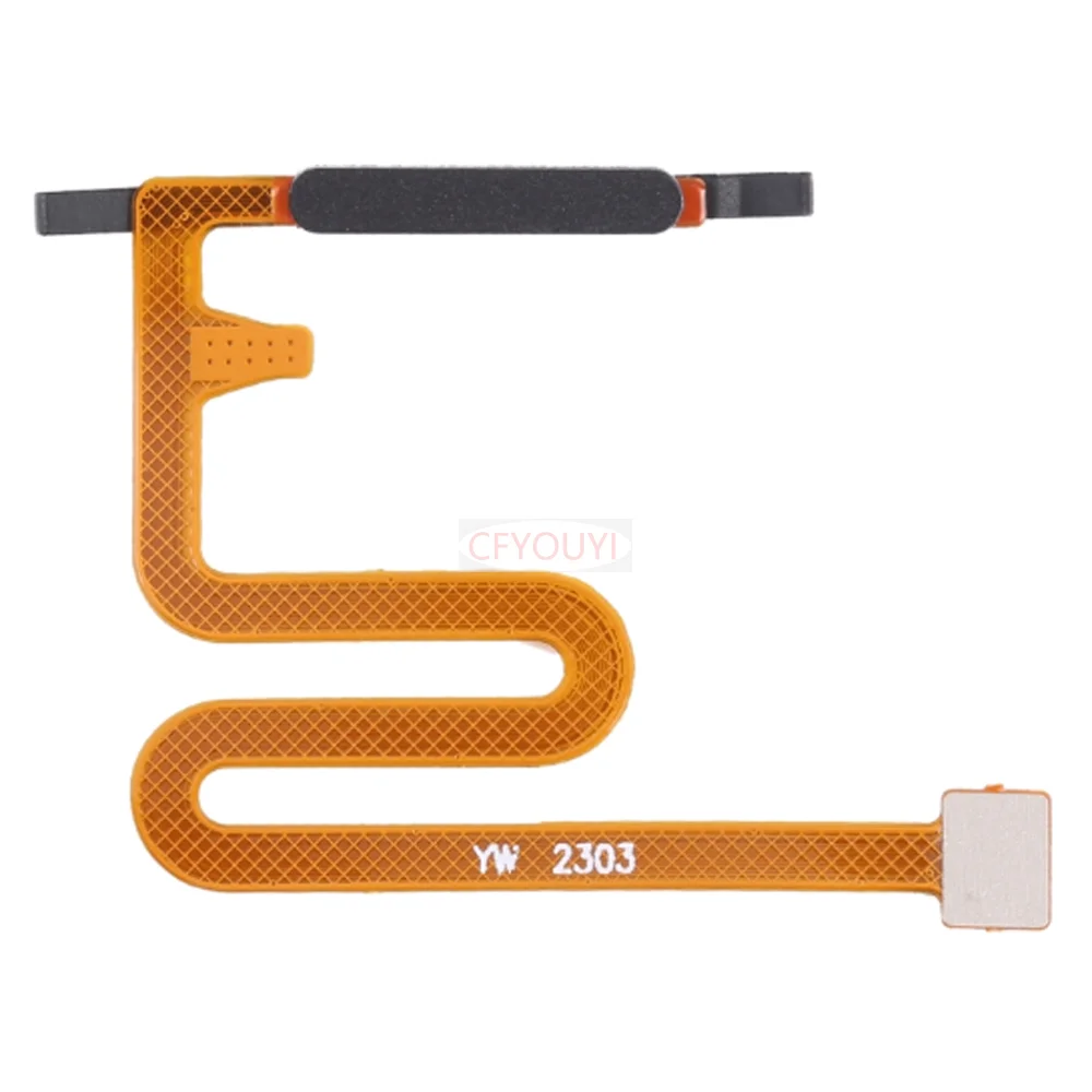 For Samsung Galaxy A14 4G SM-A145P A145P New Power ON OFF Fingerprint Sensor Home Button Flex Cable