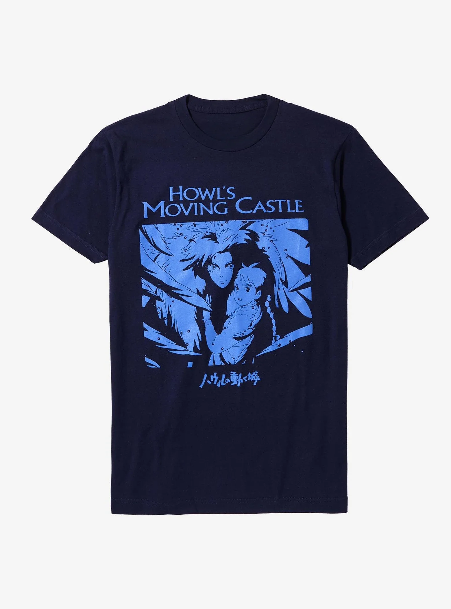 

Howl's Moving Castle Blue Tone_printed Summer Luxury Brand Women's Short-sleeved T-shirt Women's Clothing Fashion Y2K Top Cozy